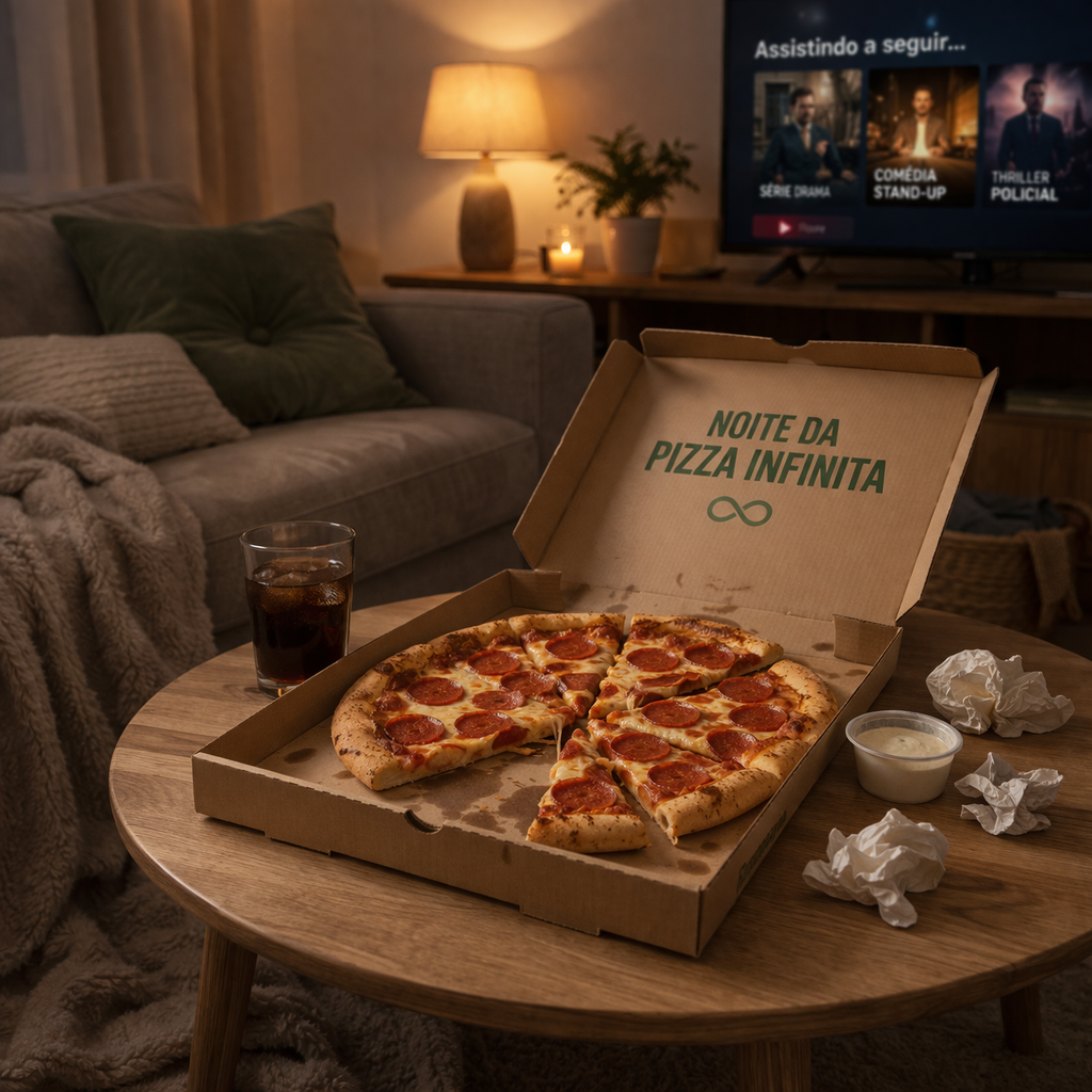 Noite da pizza infinita